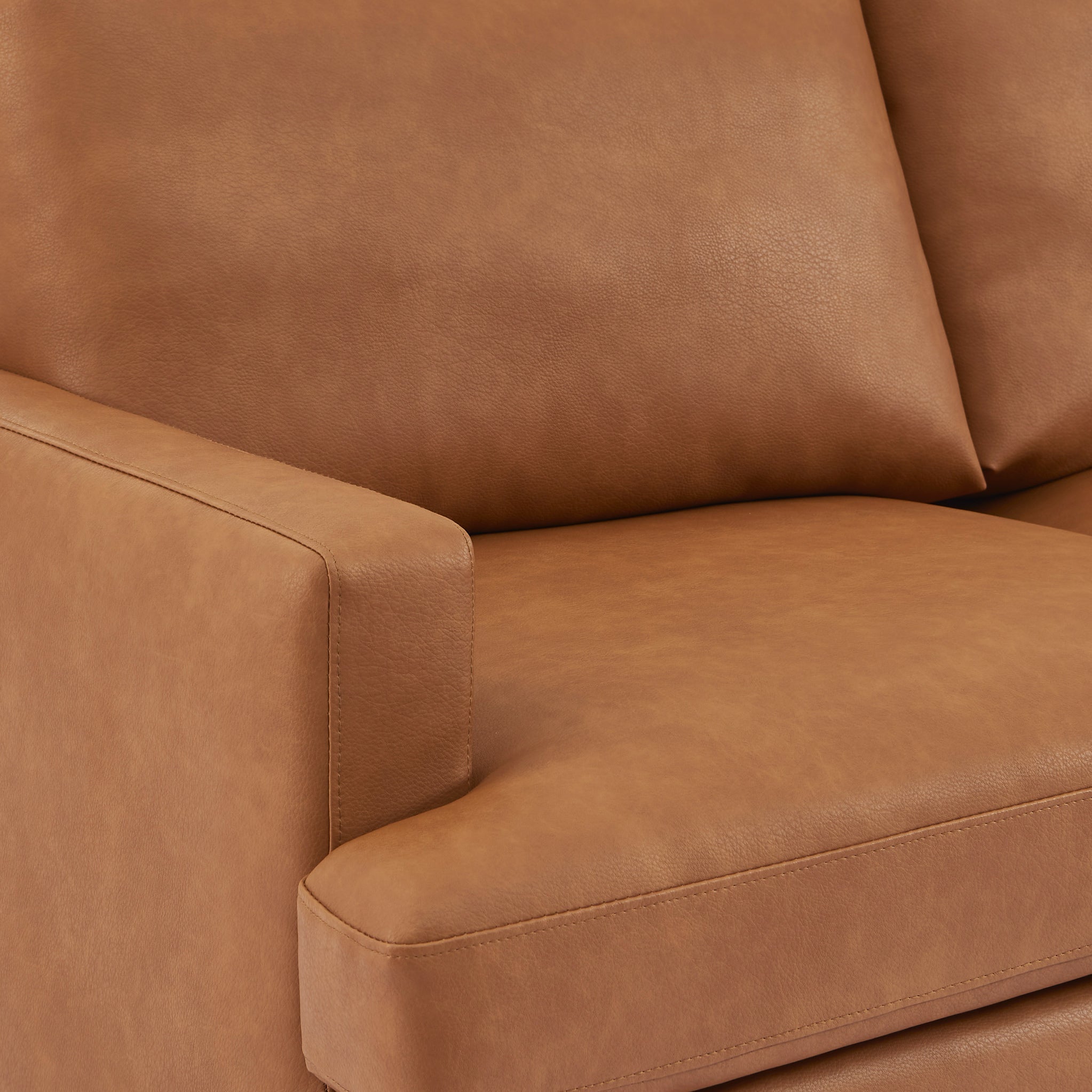 Faux Leather 2 Seater Sofa