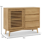 Light Oak Small Sideboard