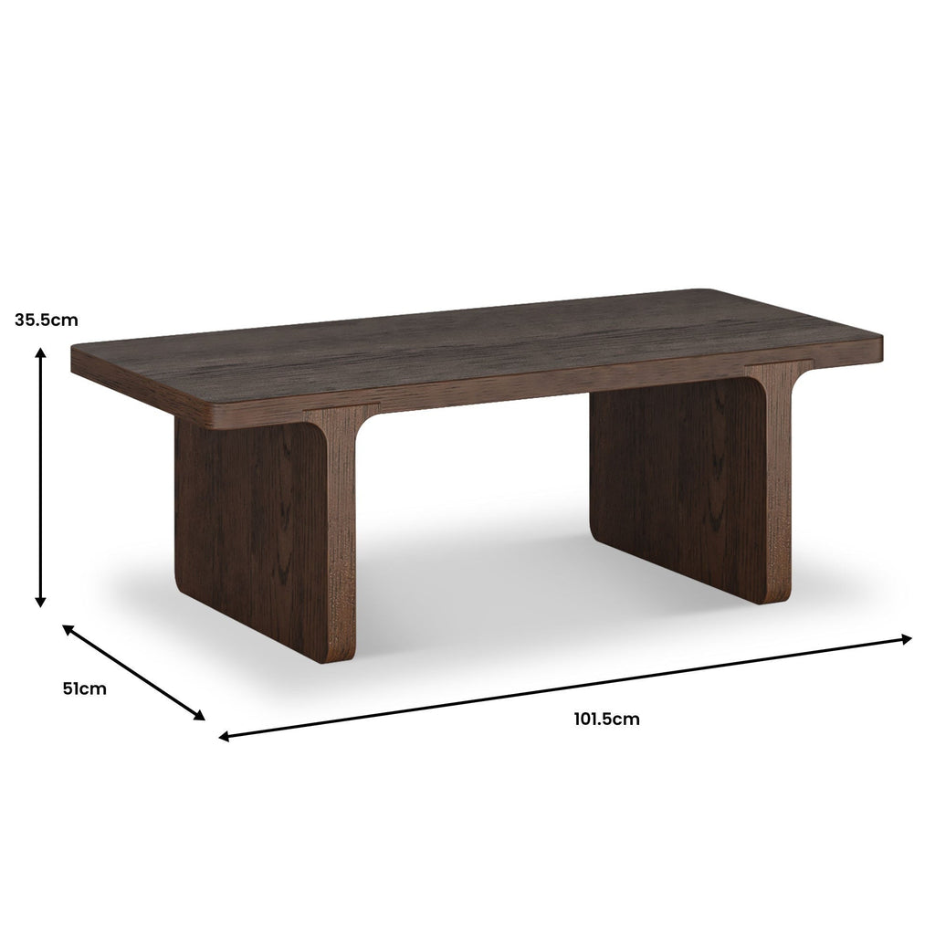 Oak Rectangular Coffee Table