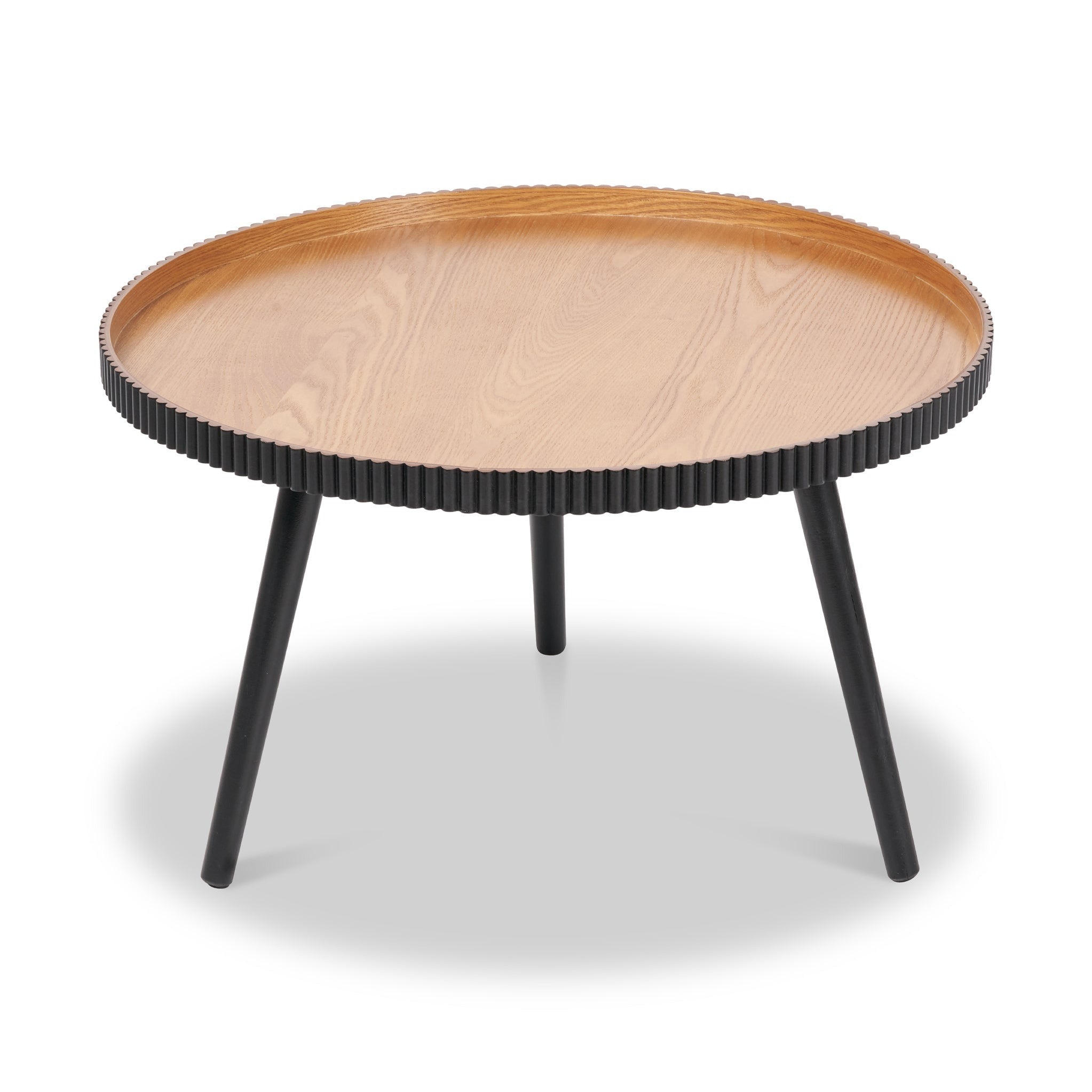 Pine Fluted Edge Coffee Table