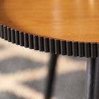Pine Fluted Edge Coffee Table